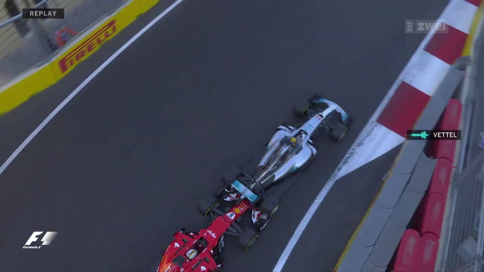Ricciardo siegt in Baku vor Bottas und Stroll