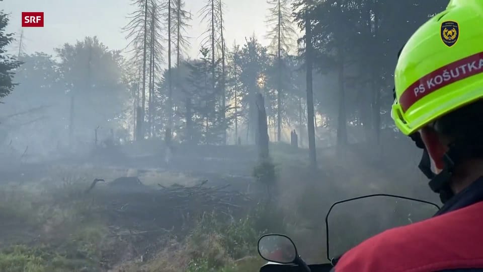 In Tschechien brennen die Wälder weiter