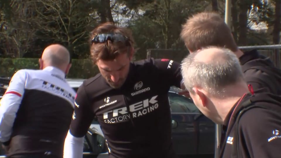 Cancellaras Sturz beim E3 Harelbeke