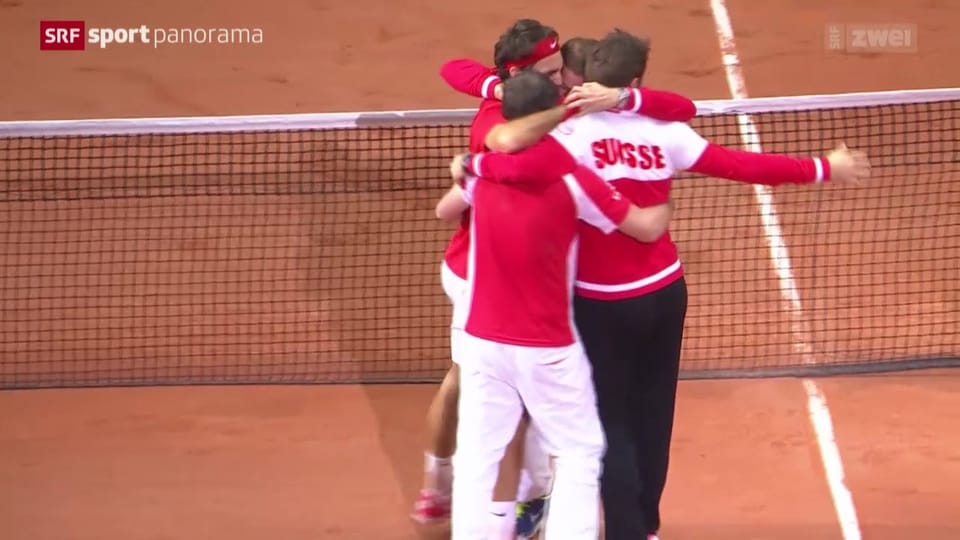 Federer & Wawrinka machen den Coup gegen Frankreich klar