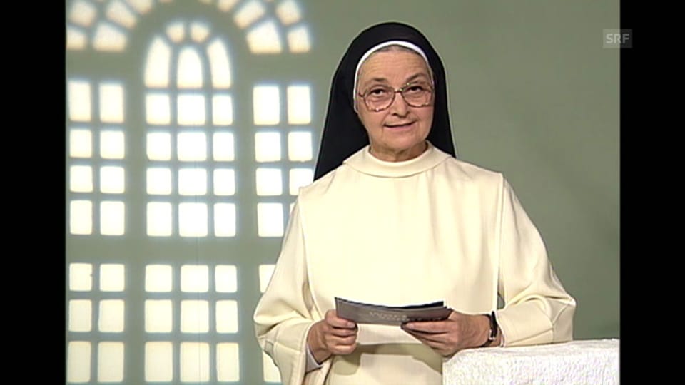 Ausschnitt: Wort zum Sonntag von einer Nonne (27.1.2001)