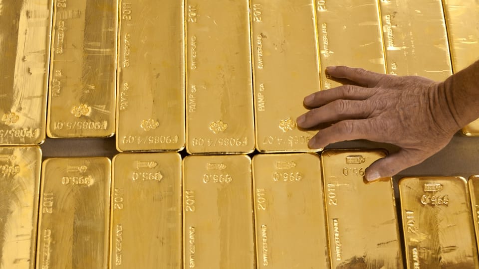 70 Prozent des geschürften Goldes gelangt in die Schweiz