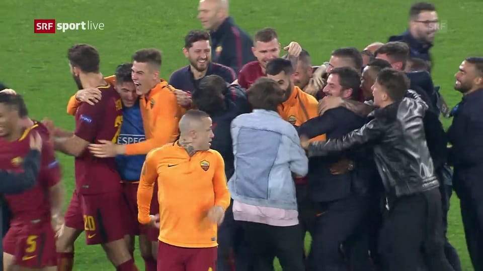 AS Roma schafft Wende gegen Barcelona