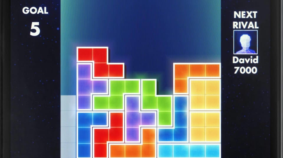 Tetris spielen gegen Traumata