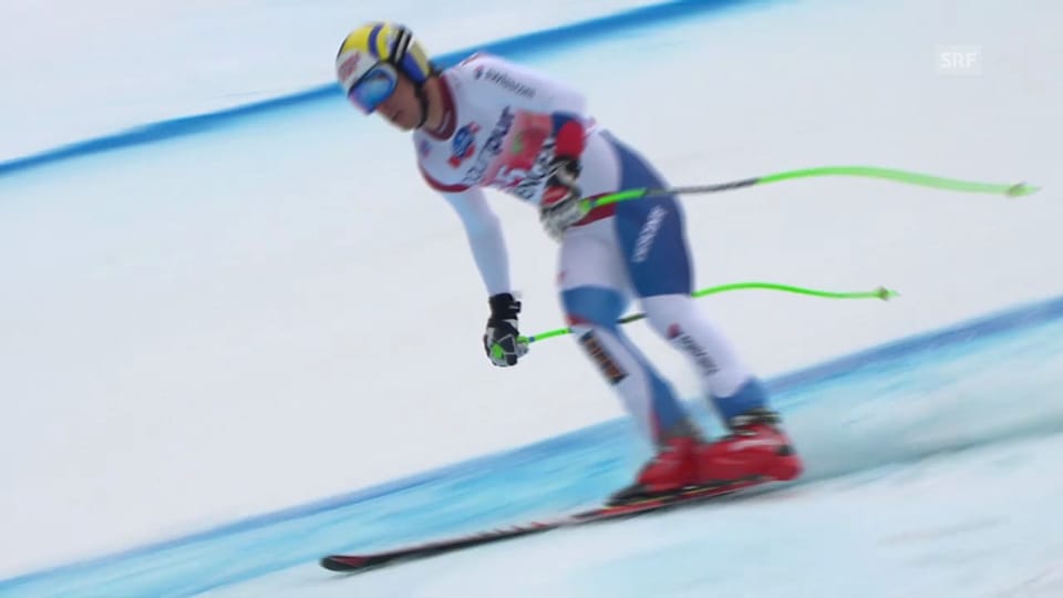 Janka verliert Ski im Ziel-S