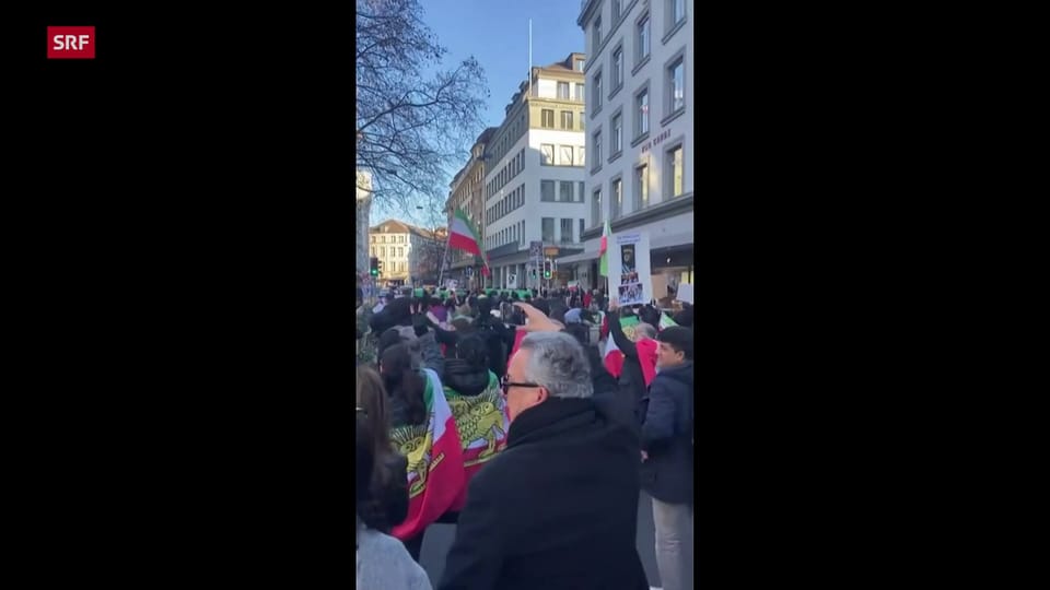 Iran-Demo in Zürich