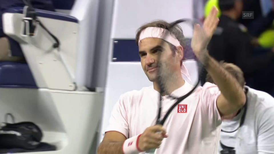 Federers Achtelfinal gegen Bautista Agut