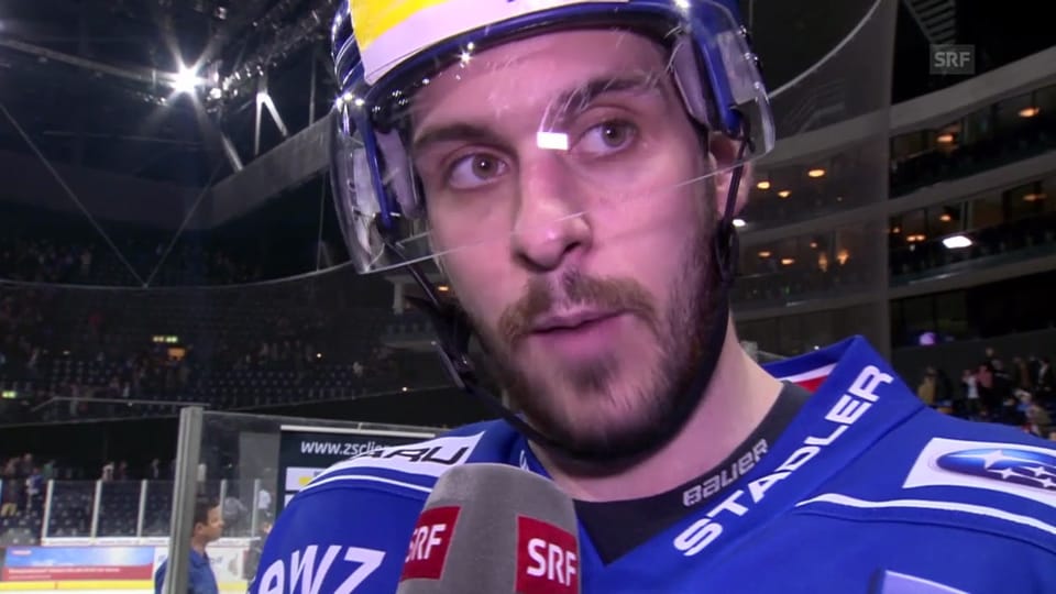 Eishockey: Playoff-Halbfinal ZSC - Genf: Interview mit Luca Cunti