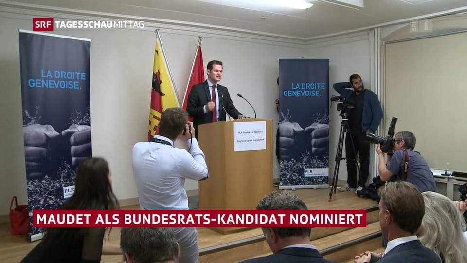Maudet als Bundesrats-Kandidat nominiert