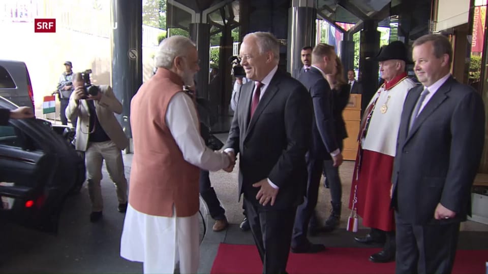Indischer Premier Narendra Modi zu Besuch