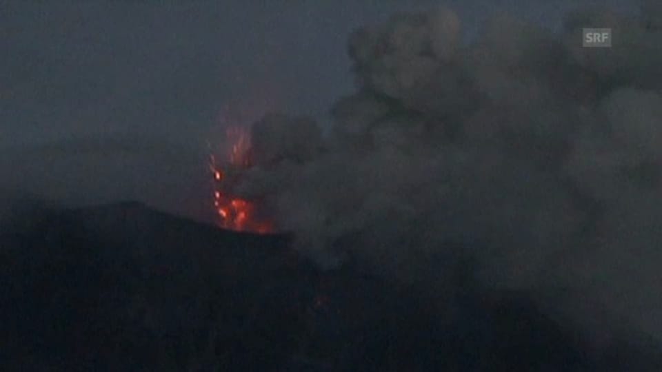 Anden-Vulkan Tungurahua wieder aktiv