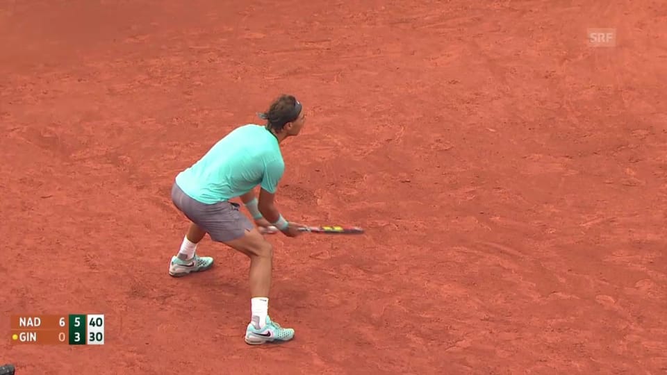 Nadal - Ginepri: Satz- und Matchbälle