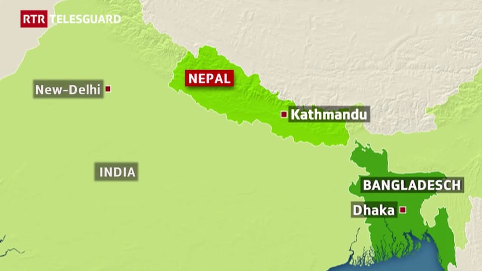 Il grev terratrembel en il Nepal - ed ina gruppa sursilvana ch'è al lieu