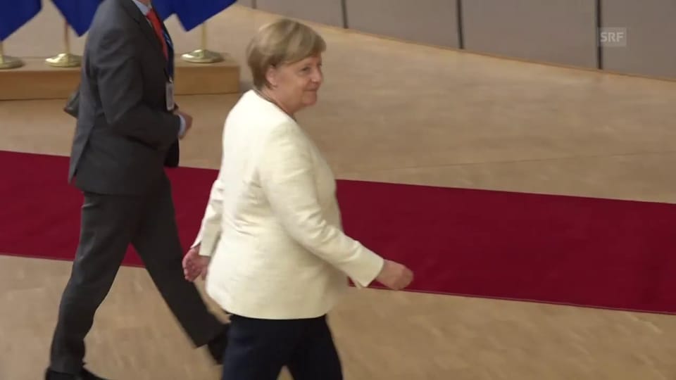 Die Staats- und Regierungschefs treffen am EU-Gipfel in Brüssel ein.