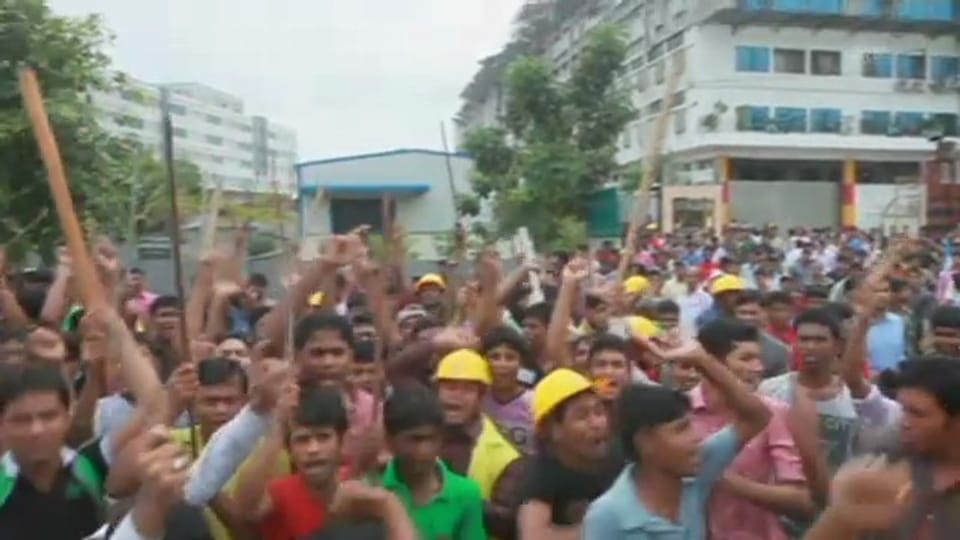 Bangladesch: Auseinandersetzungen vor geschlossener Textilfabrik