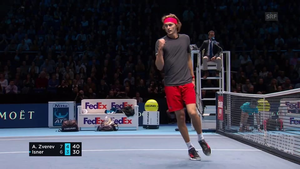 Zverev macht Halbfinal gegen Federer perfekt