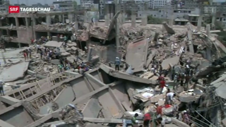 Viele Tote bei Gebäudeeinsturz in Bangladesch