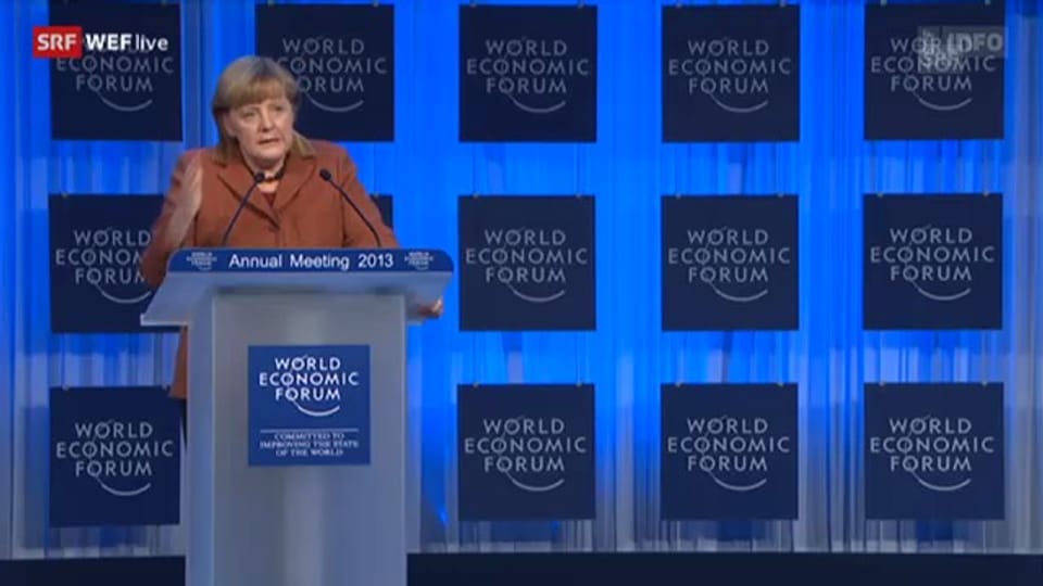 Angela Merkel betont die Wichtigkeit der Wettbewerbsfähigkeit