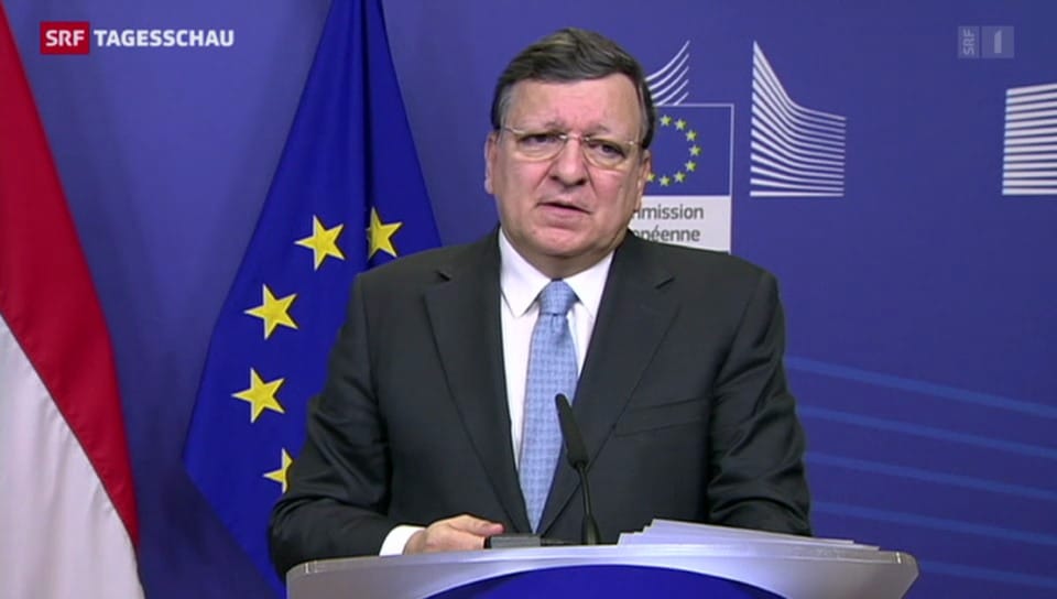 Barroso mahnt die Schweiz