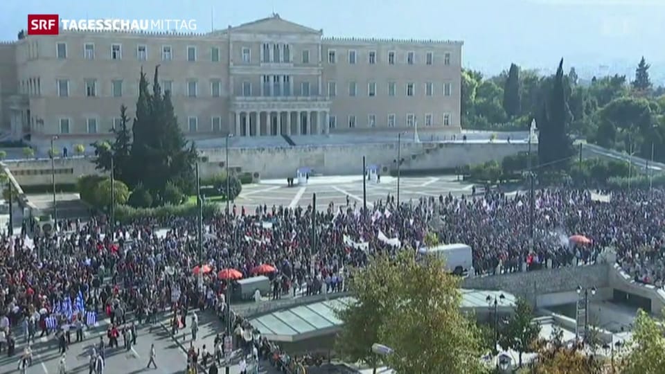 Erster Generalstreik in der Ära Tsipras