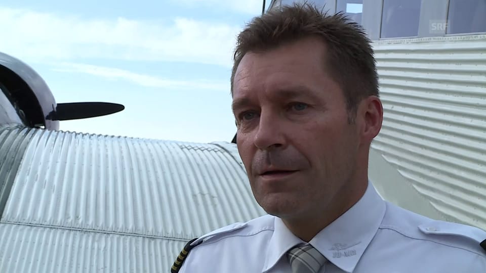 Pilot Andreas Pfisterer äussert sich zum Flug