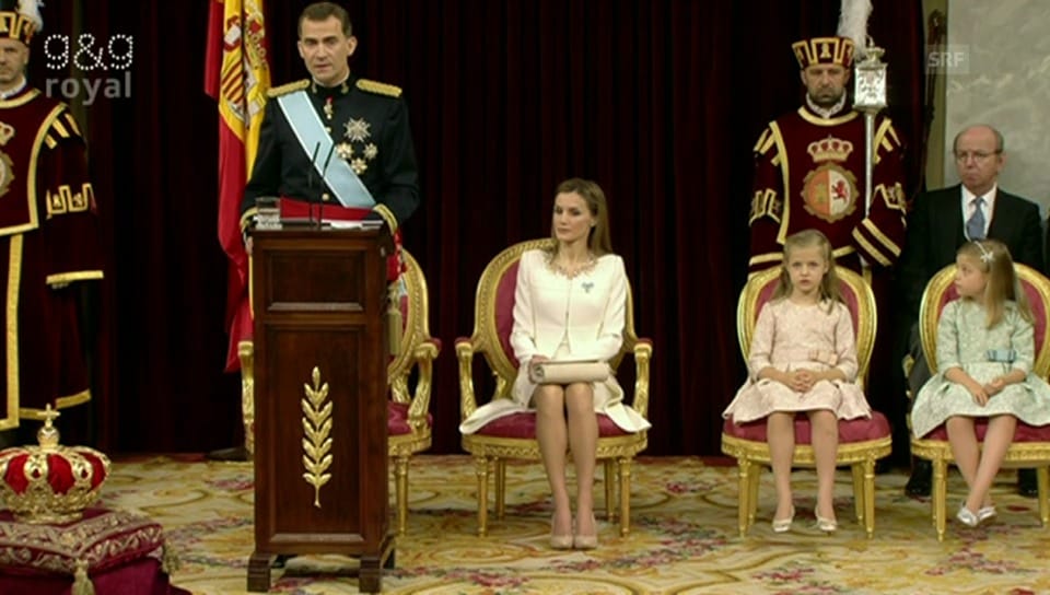 Die erste Rede von Felipe VI.