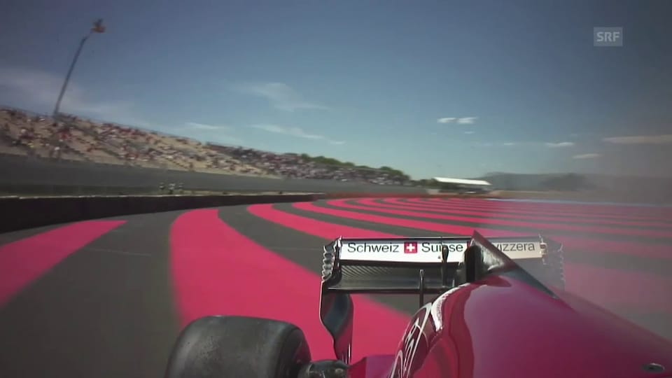 Ericssons Crash aus der Cockpit-Kamera