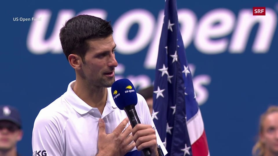 Djokovic: «Trotz der Niederlage ist mein Herz voller Freude» (engl.)