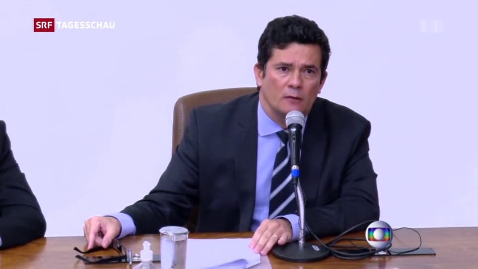 Il minister da segirezza, Sergio Moro sa retira