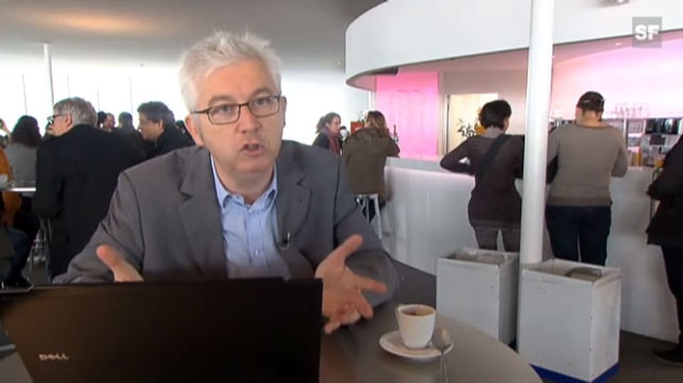 Hervé Lebret, Verantwortlicher des EPFL-Förderprogramms für Start-ups, zur Schaffung von Arbeitsplätzen dank Jungunternehmen (frz.)