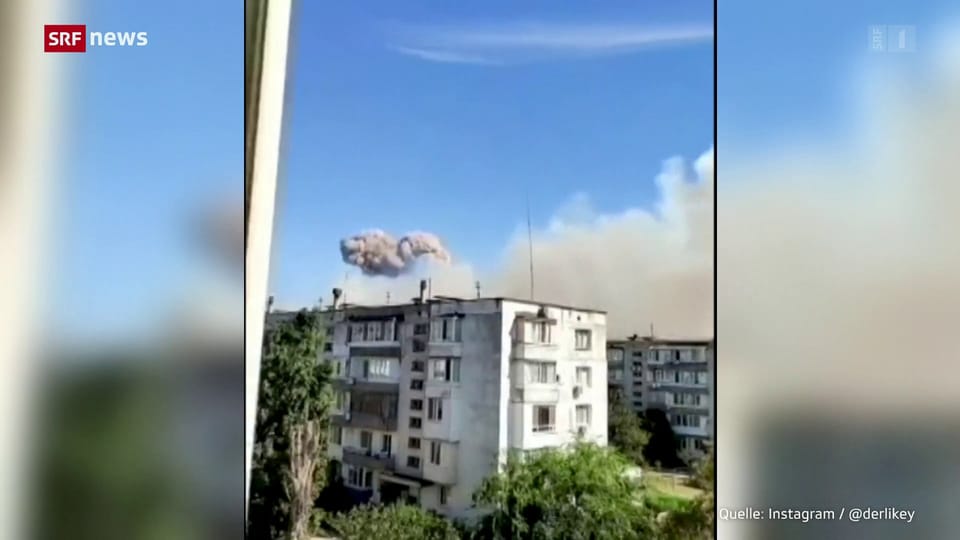 Krim: Explosionen auf russischer Luftwaffenbasis