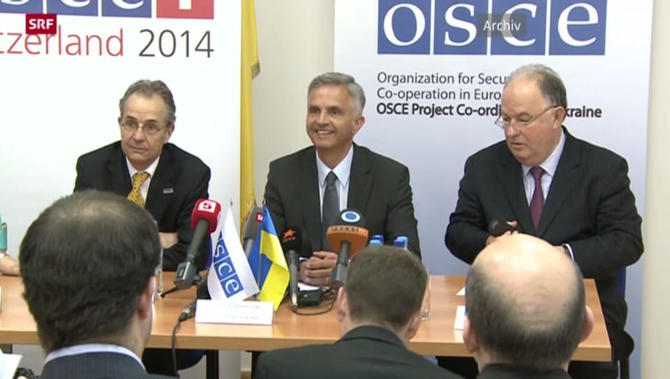 Halbzeit für Didier Burkhalter als OSZE-Präsident