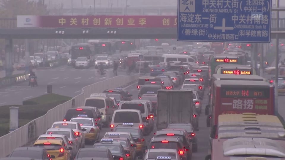 Luftverschmutzungsalltag in China
