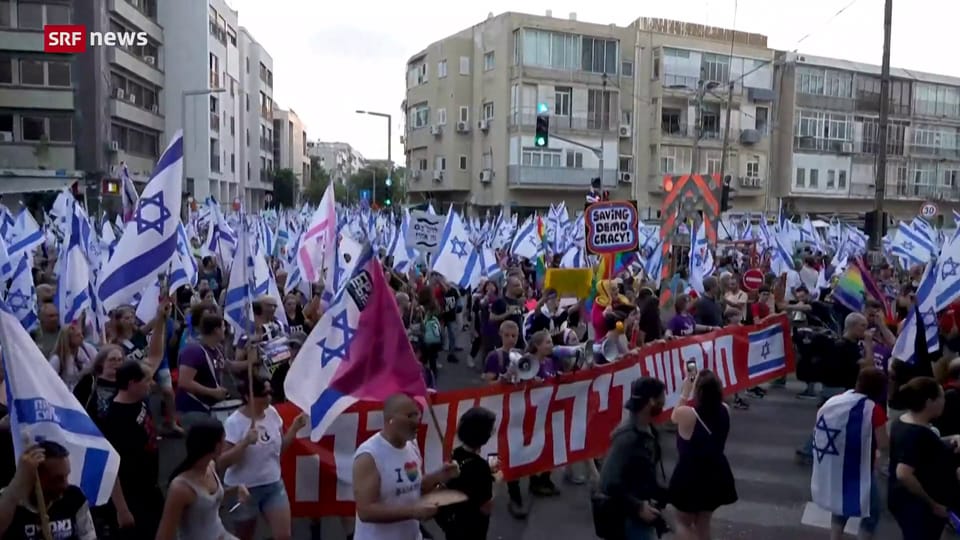 Archiv: In Israel nimmt Protest um Justizumbau wieder Fahrt auf