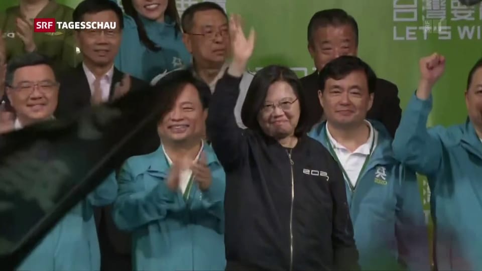 Präsidentin Tsai Ing-wen wiedergewählt