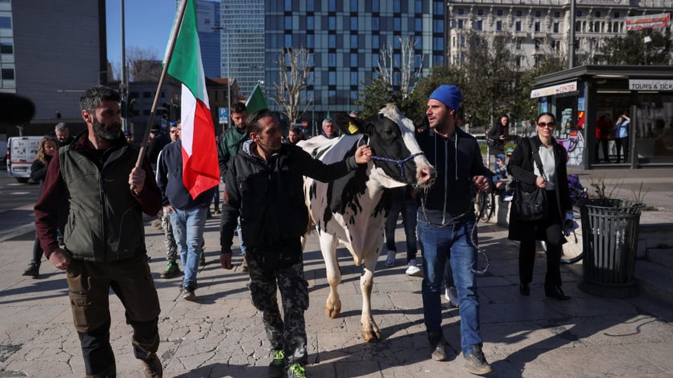 Auch in Italien protestieren die Bauern