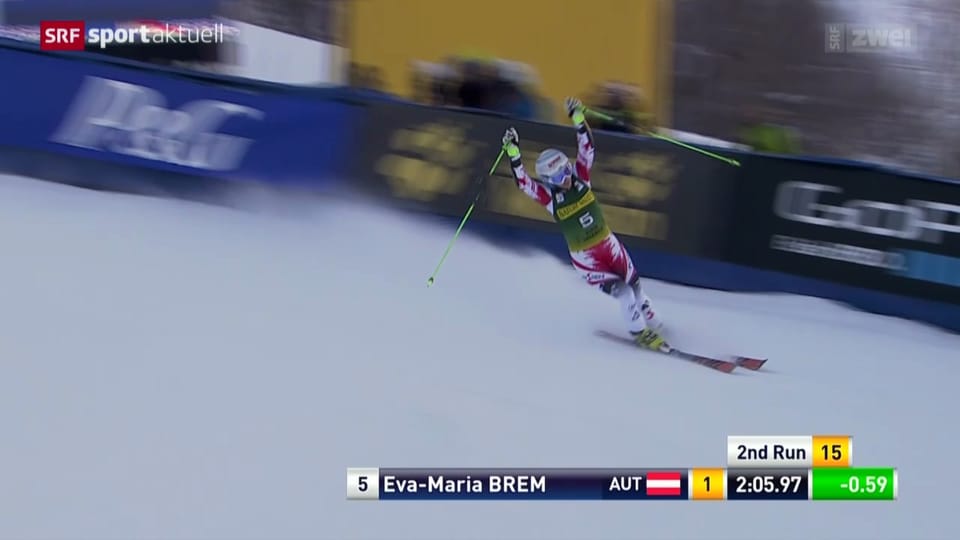 Eva-Maria Brem gewinnt den Riesenslalom in Aspen 2014