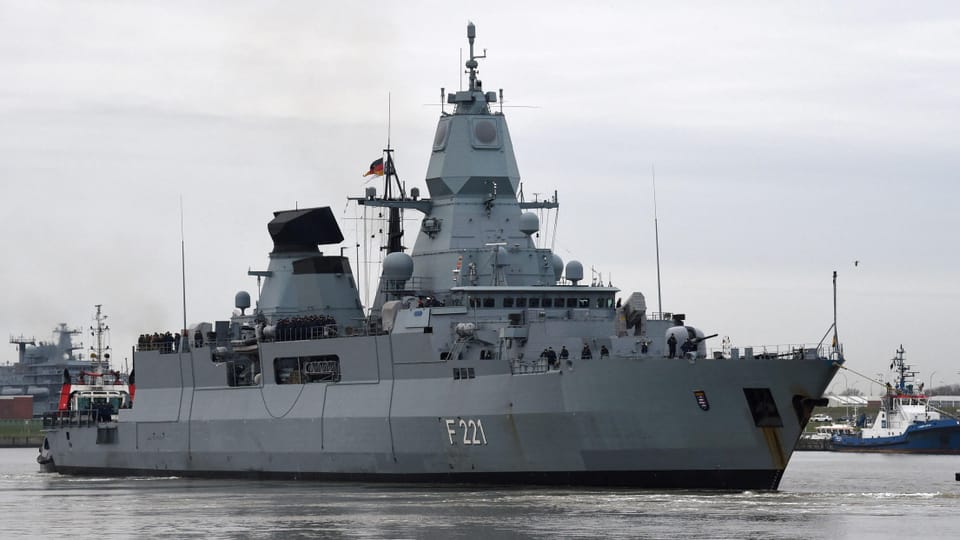 Deutschland entsendet Fregatte «Hessen» ins Rote Meer