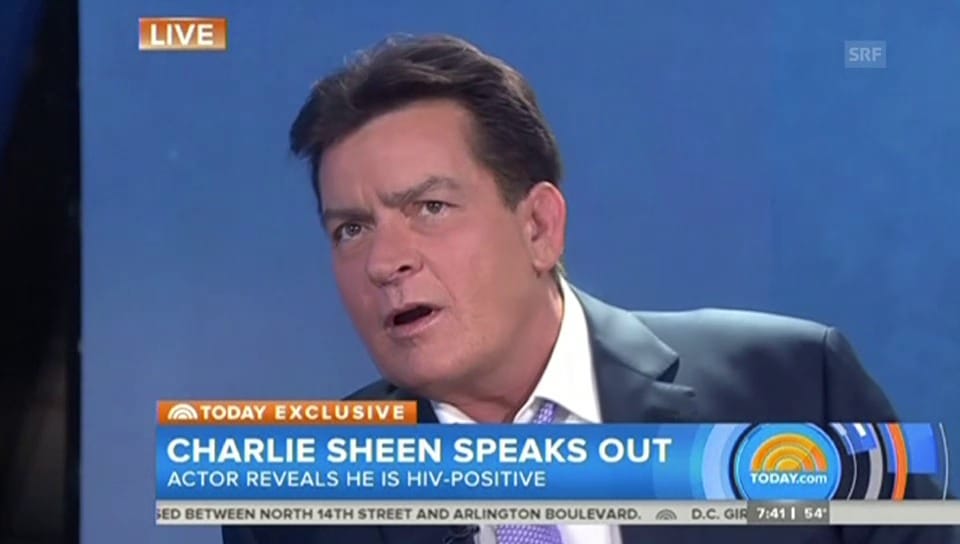 Charlie Sheen gesteht HIV-Infektion