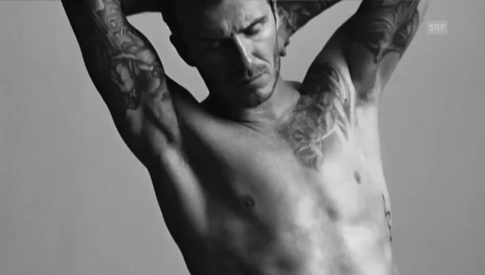 Das Original: Beckham in Unterhose