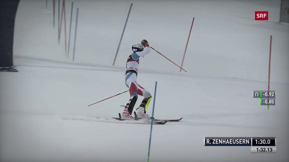 Zenhäusern verfährt sich im Slalom von Zagreb 2019