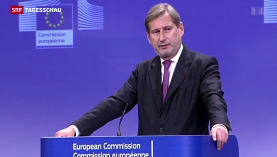 EU-Kommissar Hahn zu Ecopop-Nein