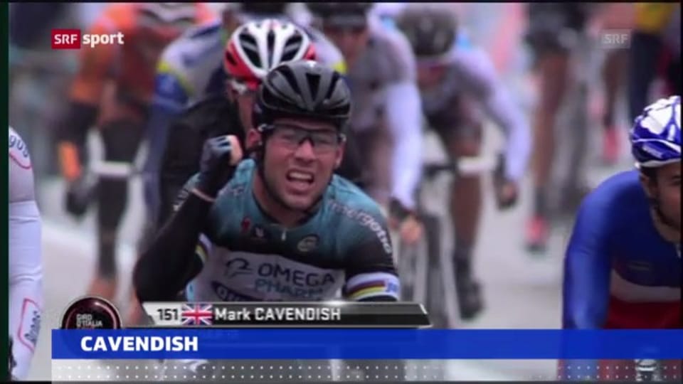 Giro: Jubiläums-Sieg von Cavendish («sportaktuell»)