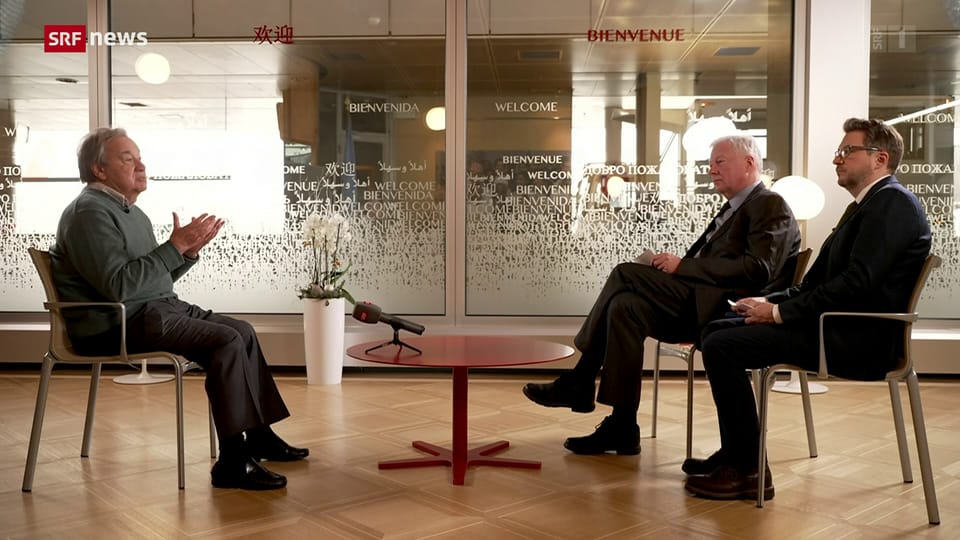 UNO-Generalsekretär António Guterres im Interview