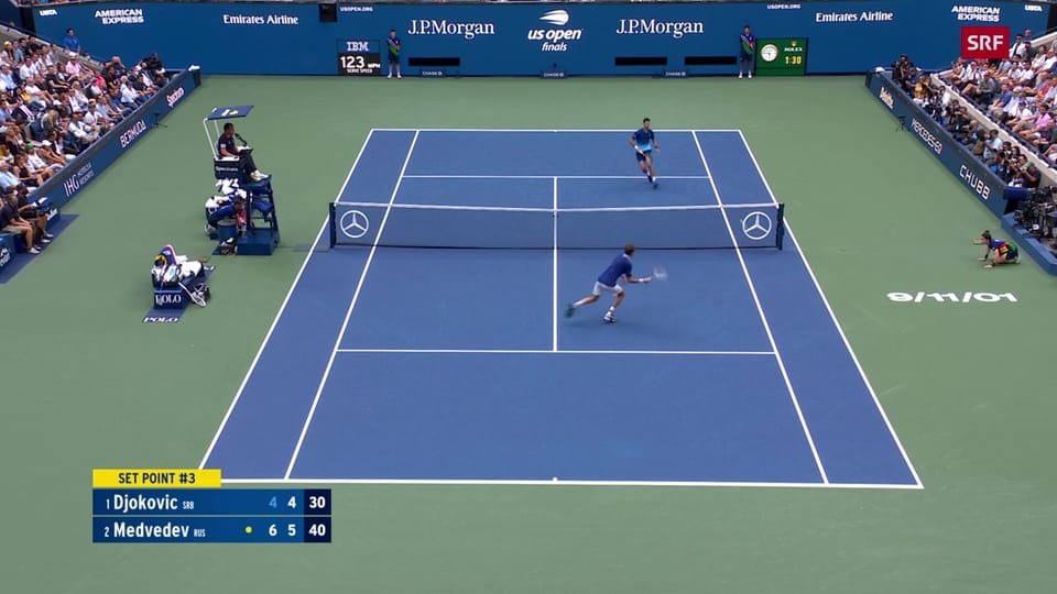 Archiv: Djokovic verliert US-Open-Final gegen Medwedew