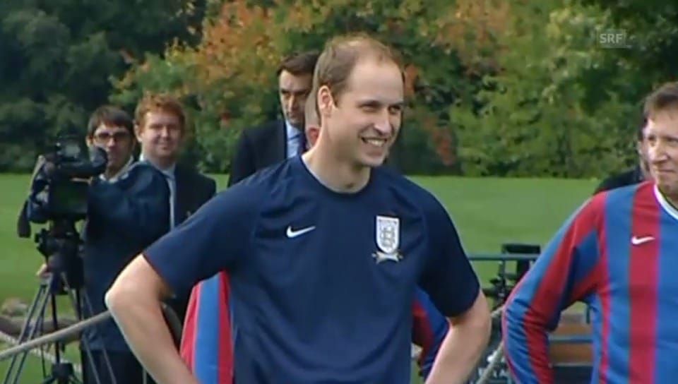 Prinz William beim Buckingham-Palace-Fussballmatch