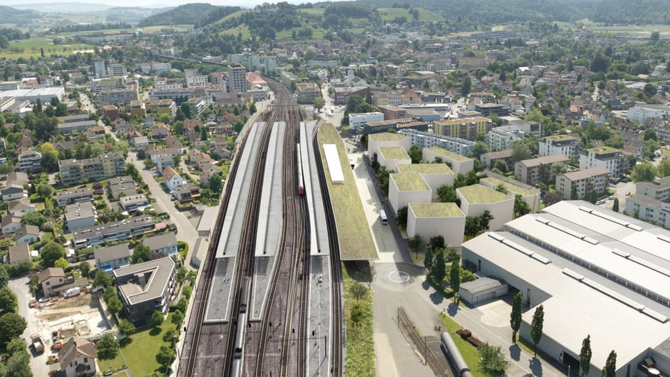 Bahnhof Lenzburg wird für 250 Millionen ausgebaut, im laufenden Betrieb