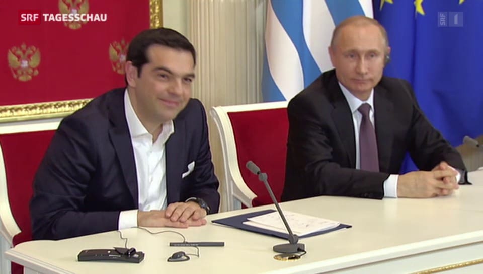 Tsipras besucht Putin in Moskau