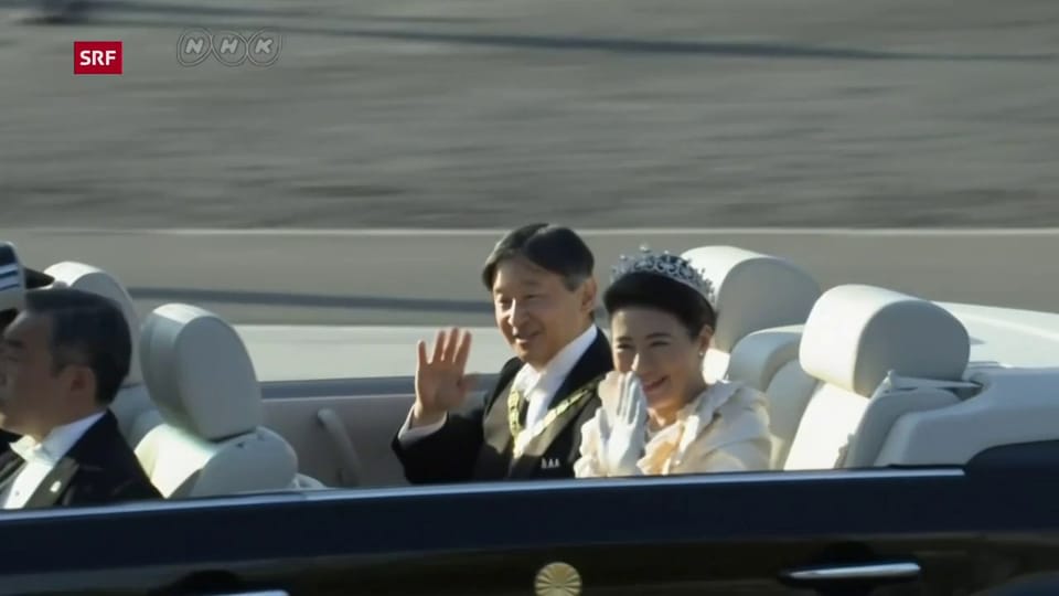 Der krönende Abschluss der Thronfolger-Zeremonie in Japan