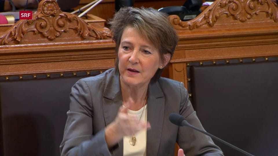 Sommaruga: «Alle tragen eine Mitverantwortung» Sommaruga: «Alle tragen eine Mitverantwortung»